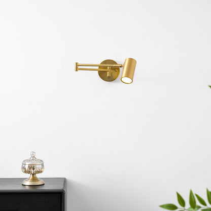 Swing Arm Wall Sconce with LED Light