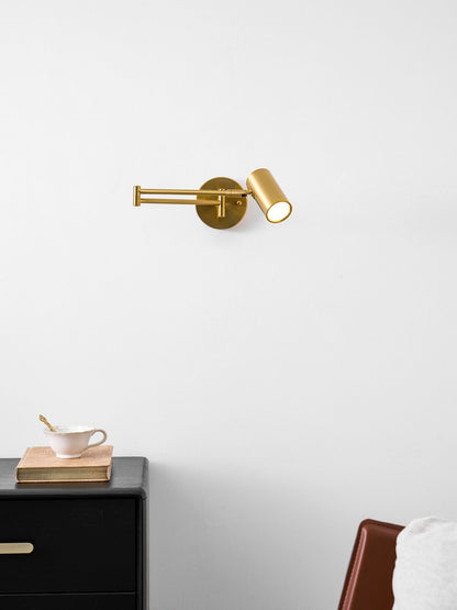 Swing Arm Wall Sconce with LED Light