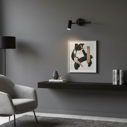 Swing Arm Wall Sconce with LED Light