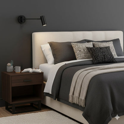 Swing Arm Wall Sconce with LED Light
