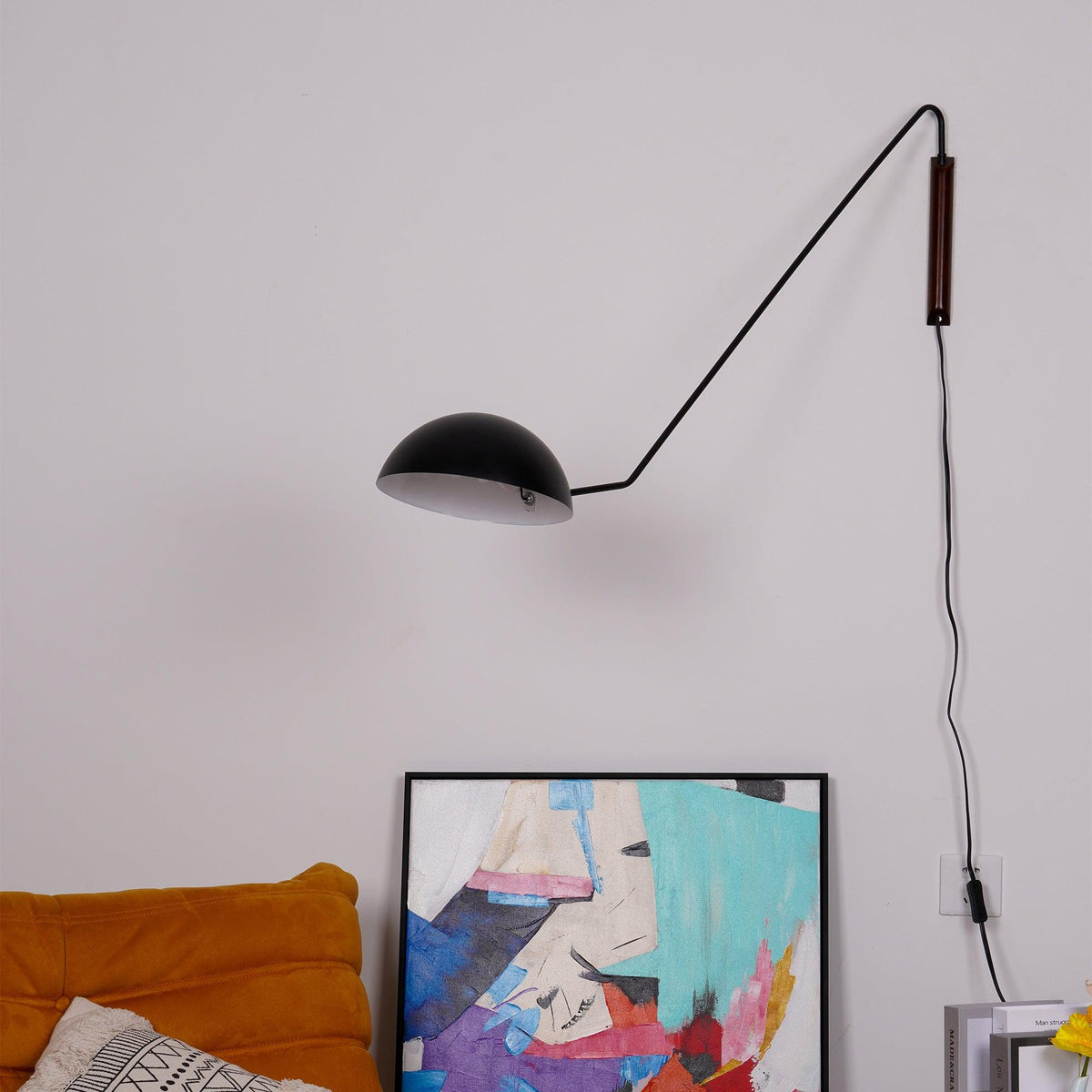 Swing Dome Wall Light, Adjustable Angle