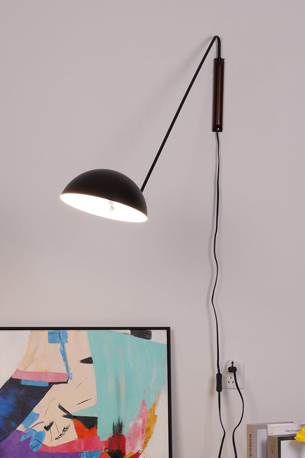 Swing Dome Wall Light, Adjustable Angle
