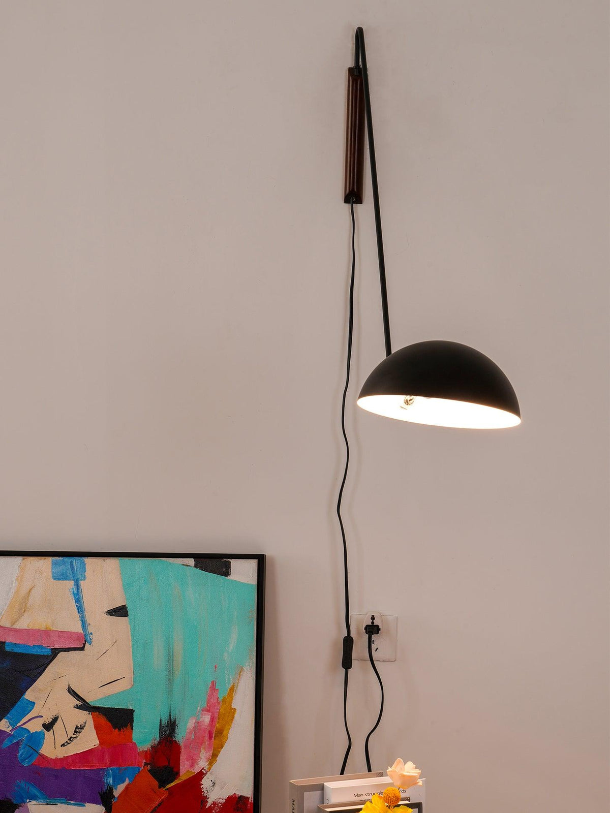Swing Dome Wall Light, Adjustable Angle