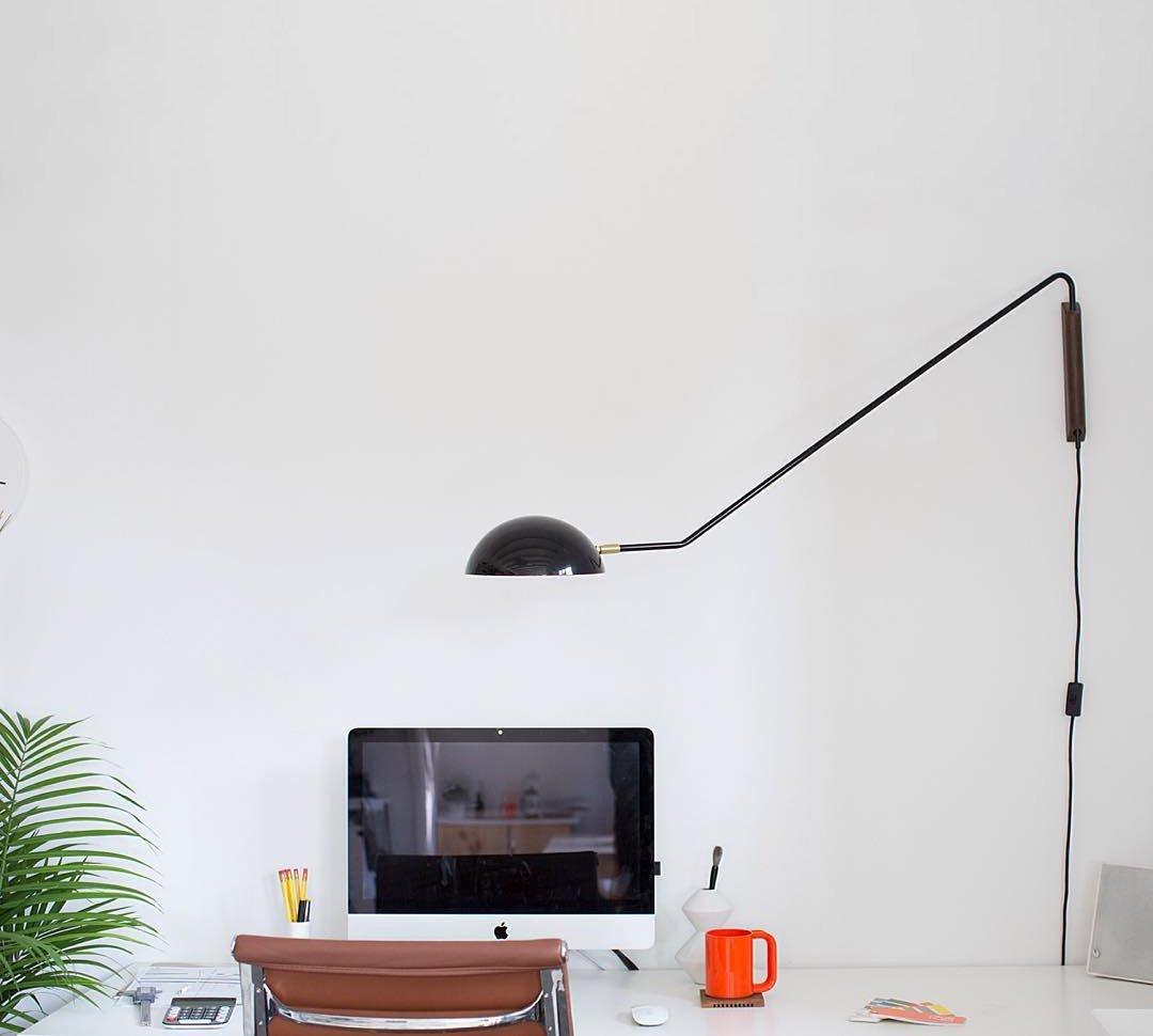 Swing Dome Wall Light, Adjustable Angle