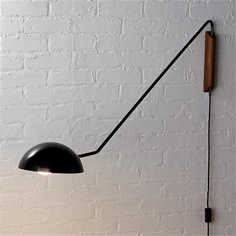 Swing Dome Wall Light, Adjustable Angle