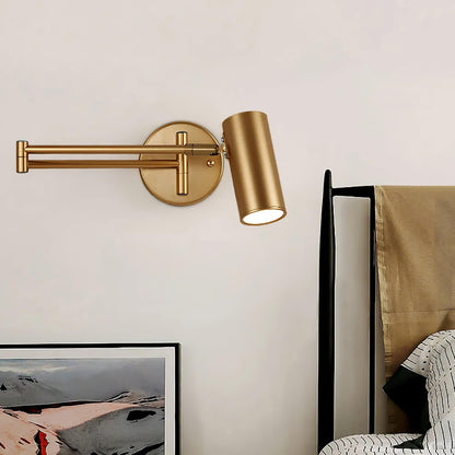 Swing Arm Wall Sconce with LED Light