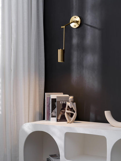 Swing Arm Wall Sconce with LED Light