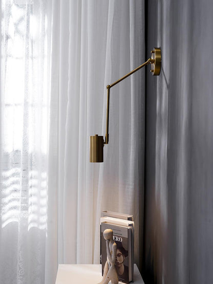 Swing Arm Wall Sconce with LED Light