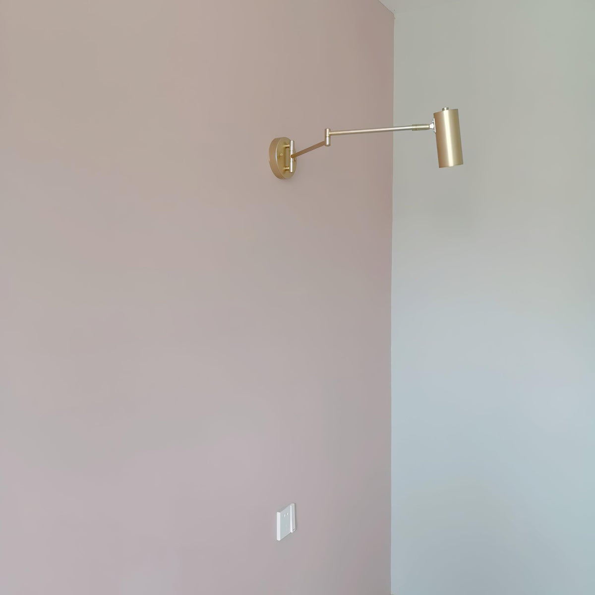 Swing Arm Wall Sconce with LED Light