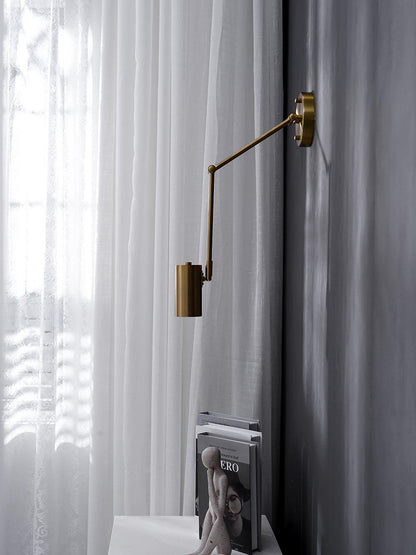 Swing Arm Wall Sconce with LED Light