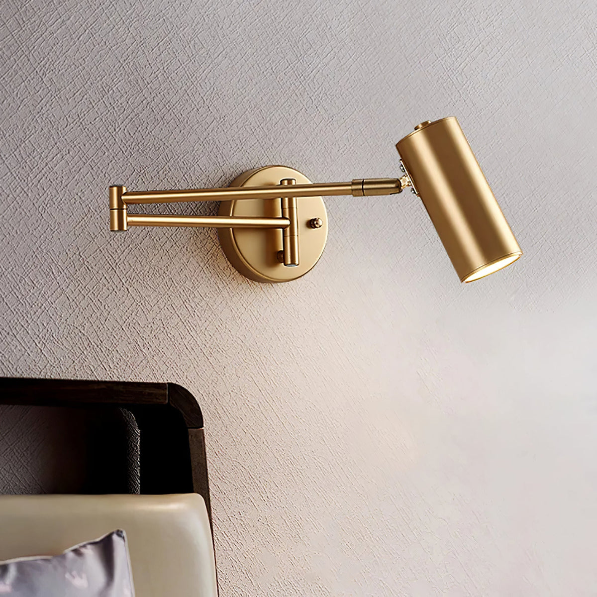 Swing Arm Wall Sconce with LED Light