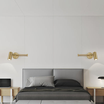 Swing Arm Wall Sconce with LED Light