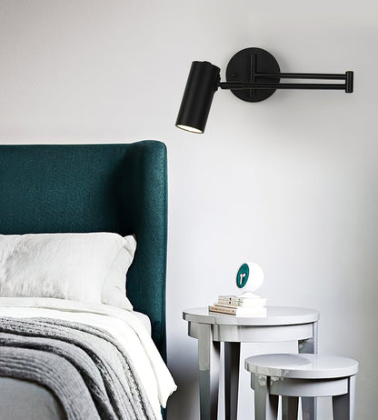 Swing Arm Wall Sconce with LED Light