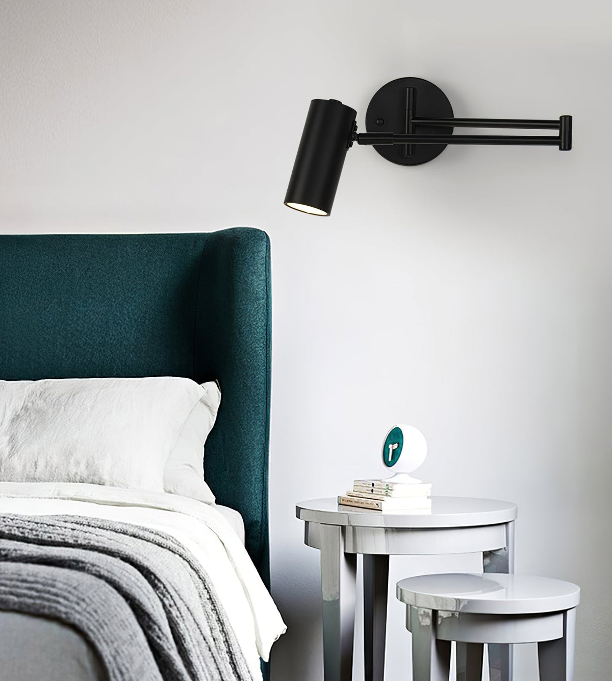Swing Arm Wall Sconce with LED Light
