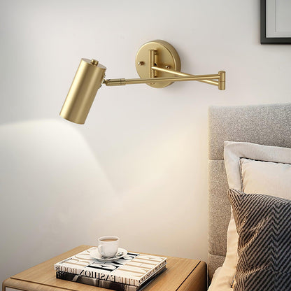 Swing Arm Wall Sconce with LED Light