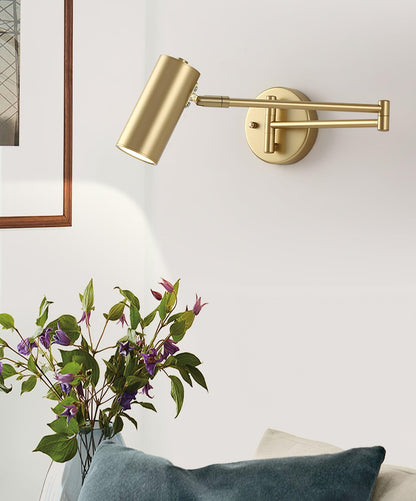 Swing Arm Wall Sconce with LED Light