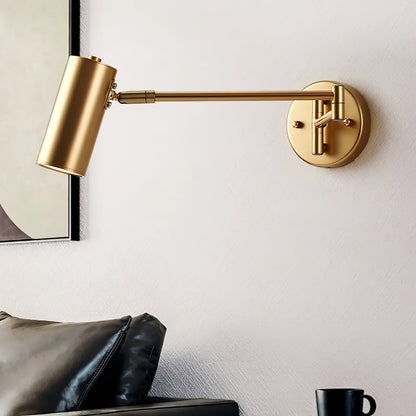Swing Arm Wall Sconce with LED Light