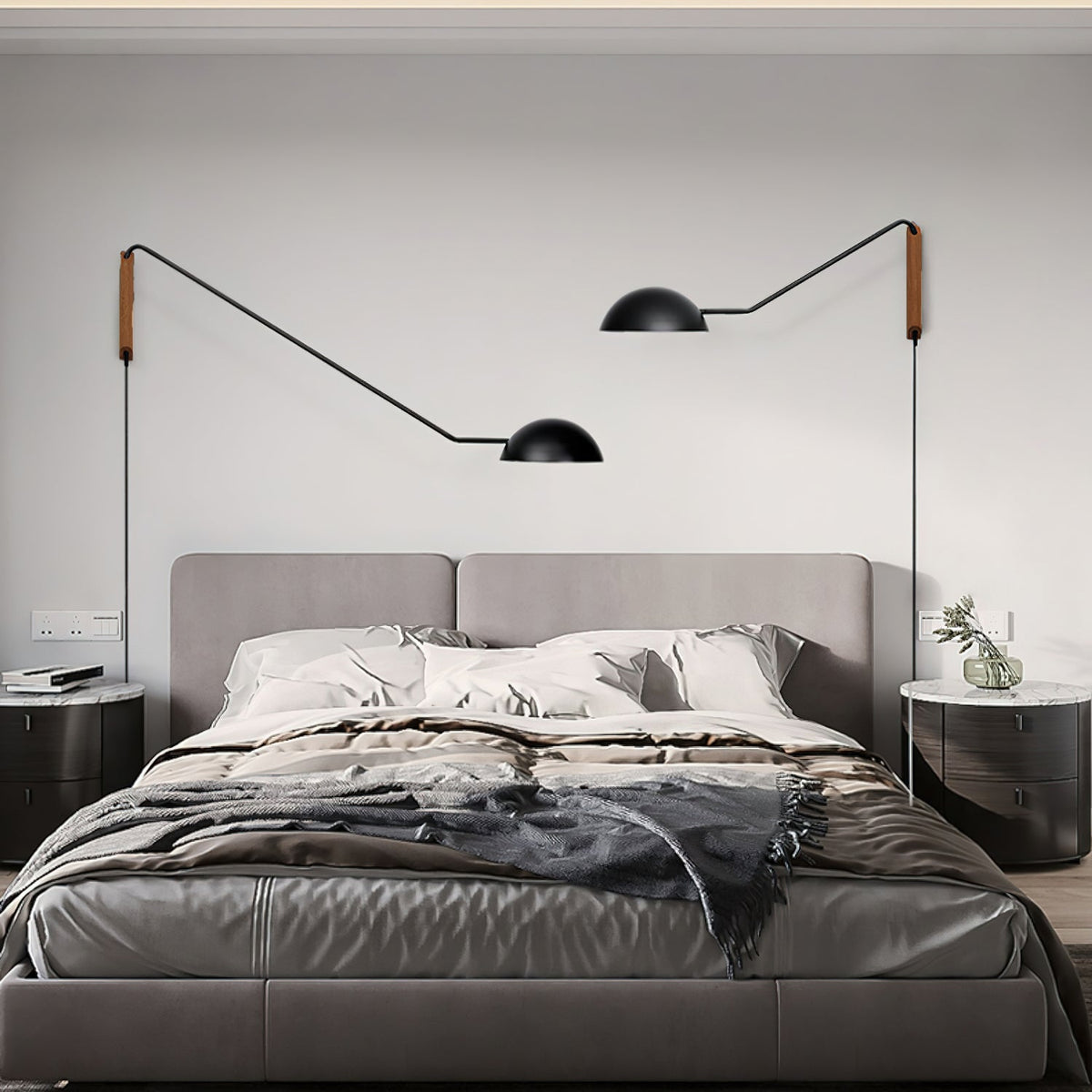 Swing Dome Wall Light, Adjustable Angle