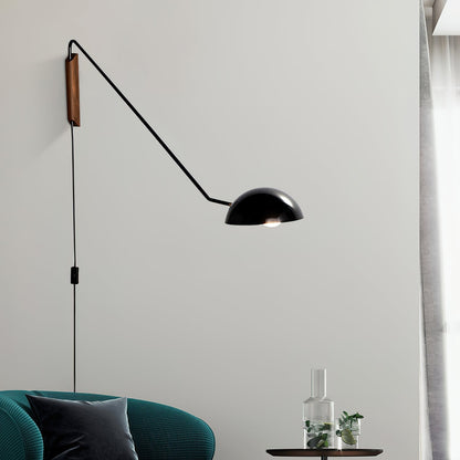 Swing Dome Wall Light, Adjustable Angle