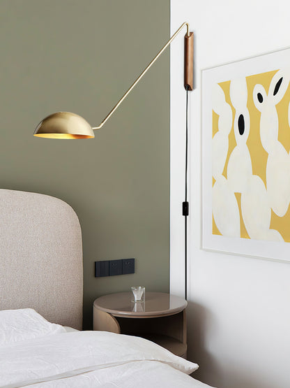 Swing Dome Wall Light, Adjustable Angle