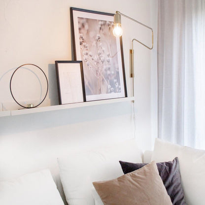 Swing Wall Lamp with LED Light — lifestyle view