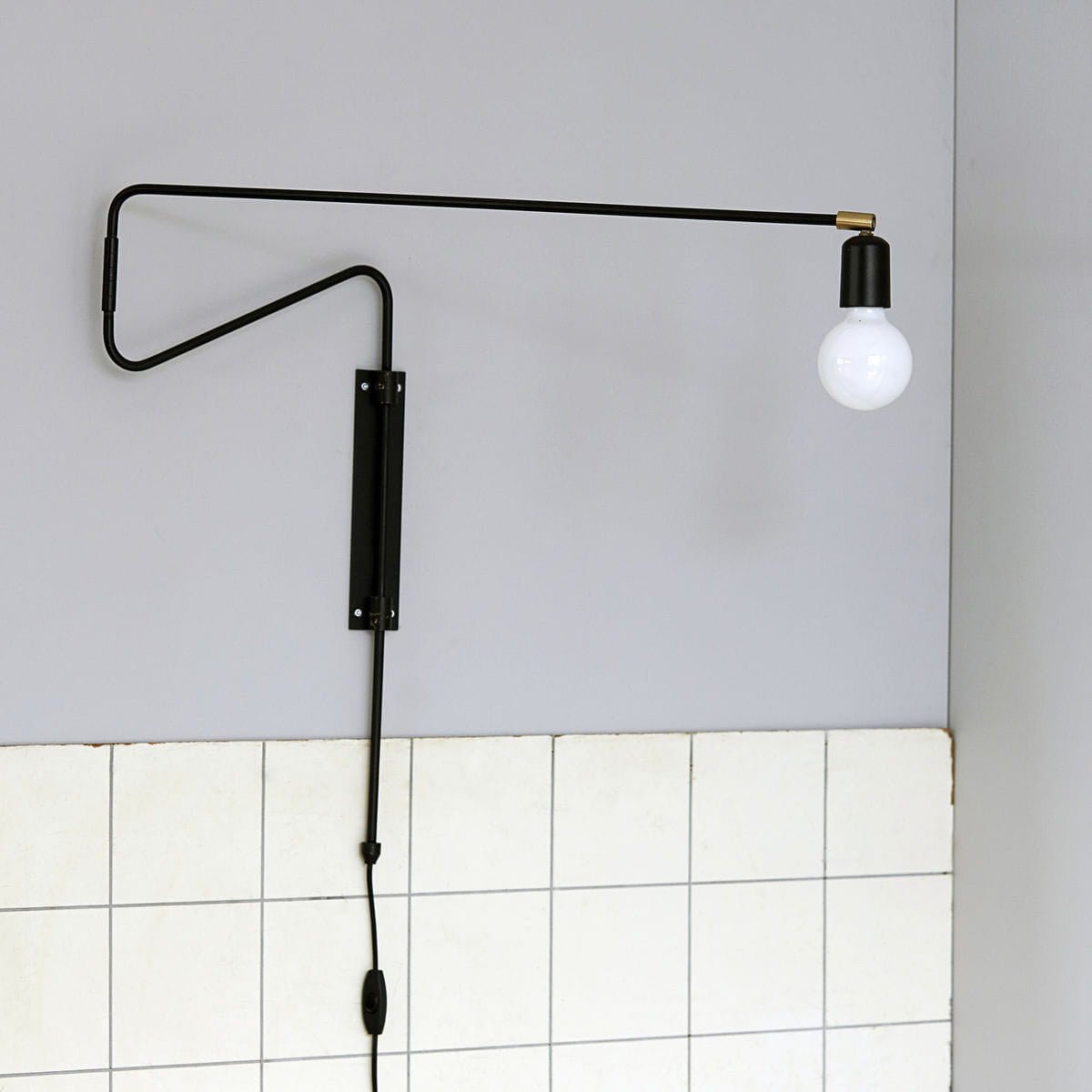 Swing Wall Lamp with LED Light — front view