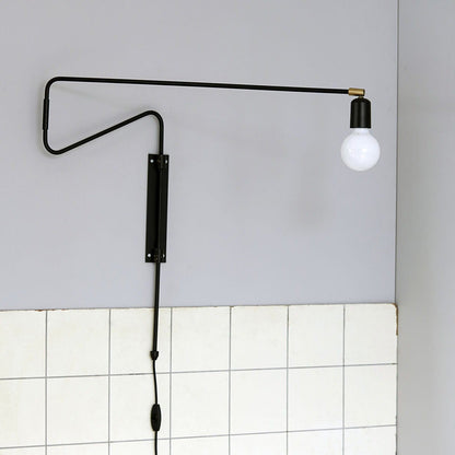 Swing Wall Lamp with LED Light — front view