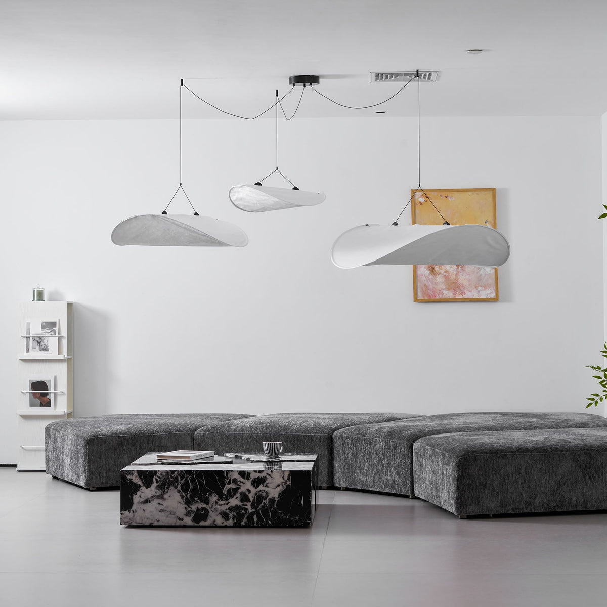 Tense Tyvek Pendant Lamp Position 155