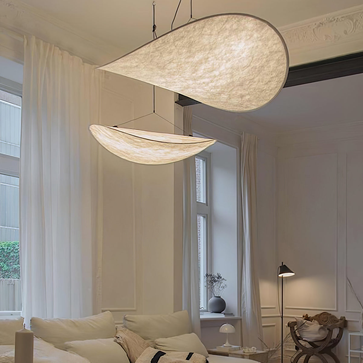 Tense Tyvek Pendant Lamp Position 87