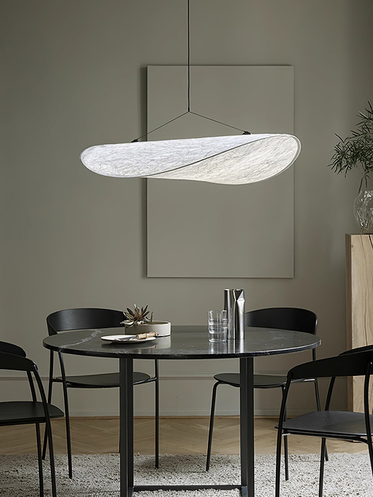 Tense Tyvek Pendant Lamp Position 111