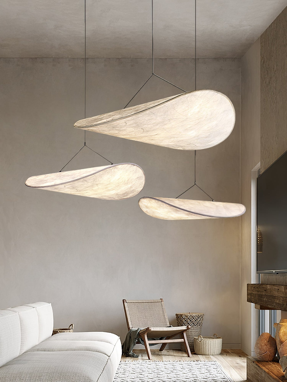 Tense Tyvek Pendant Lamp Position 106