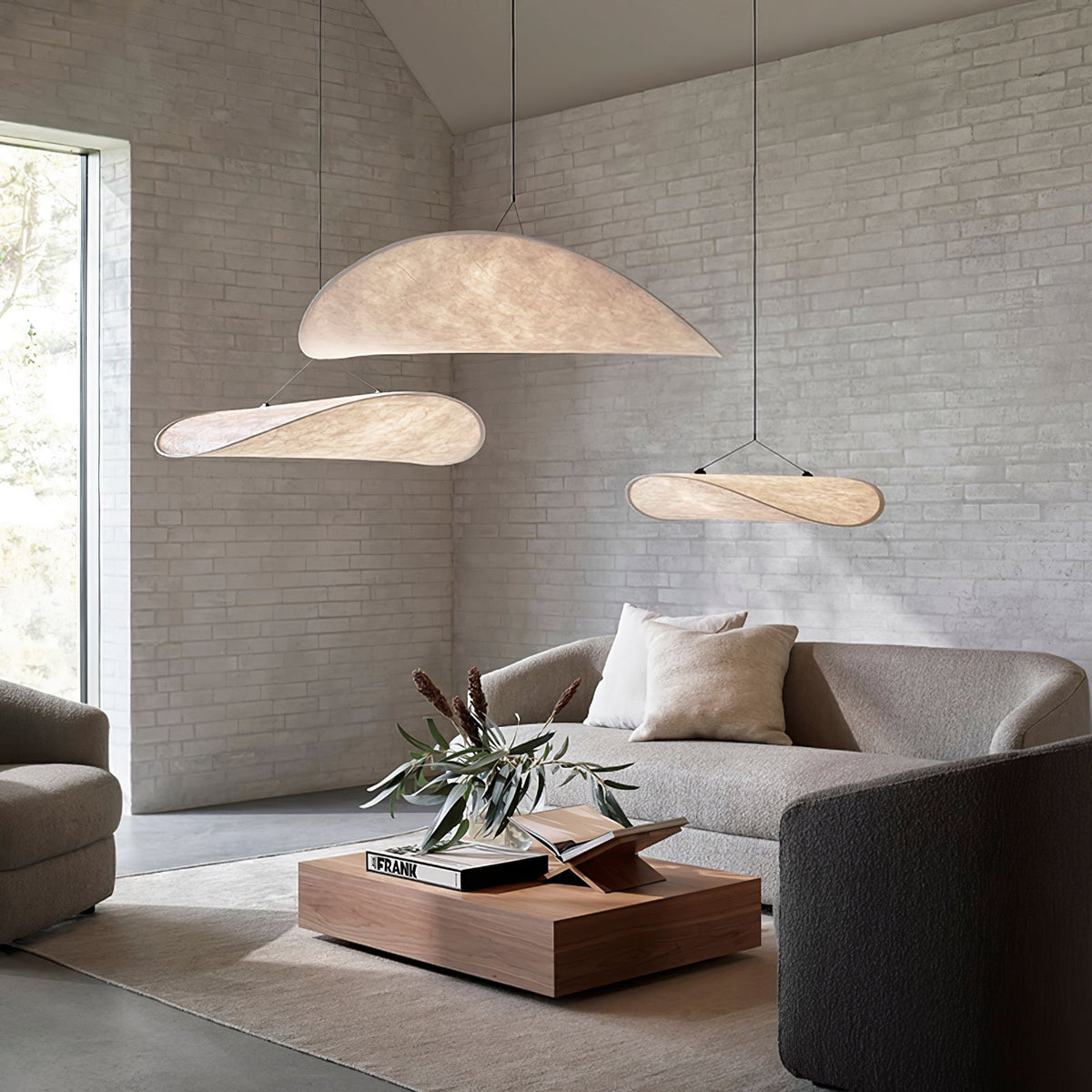 Tense Tyvek Pendant Lamp Position 105