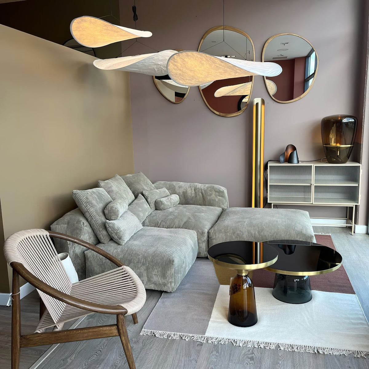 Tense Tyvek Pendant Lamp Position 44