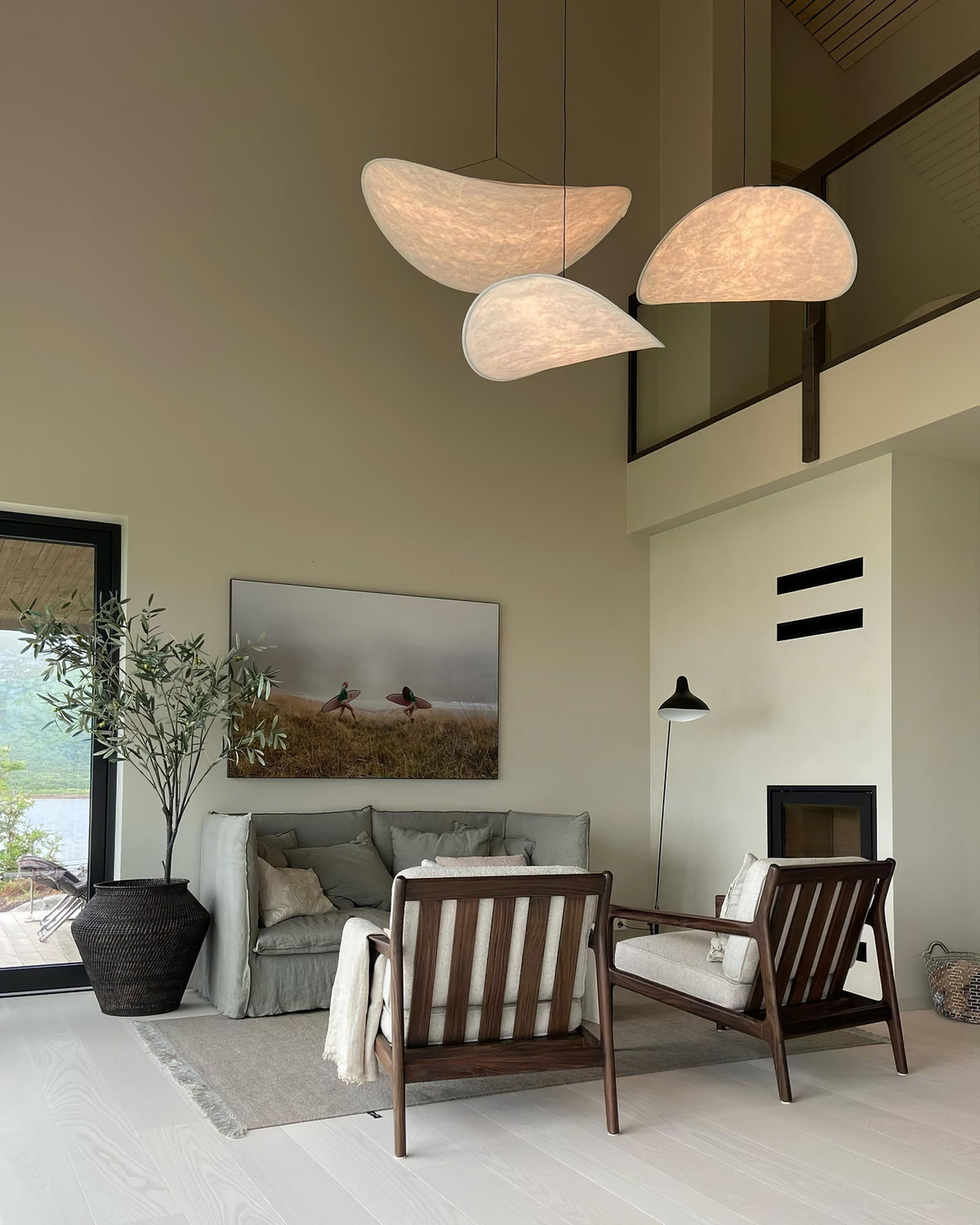 Tense Tyvek Pendant Lamp Position 46