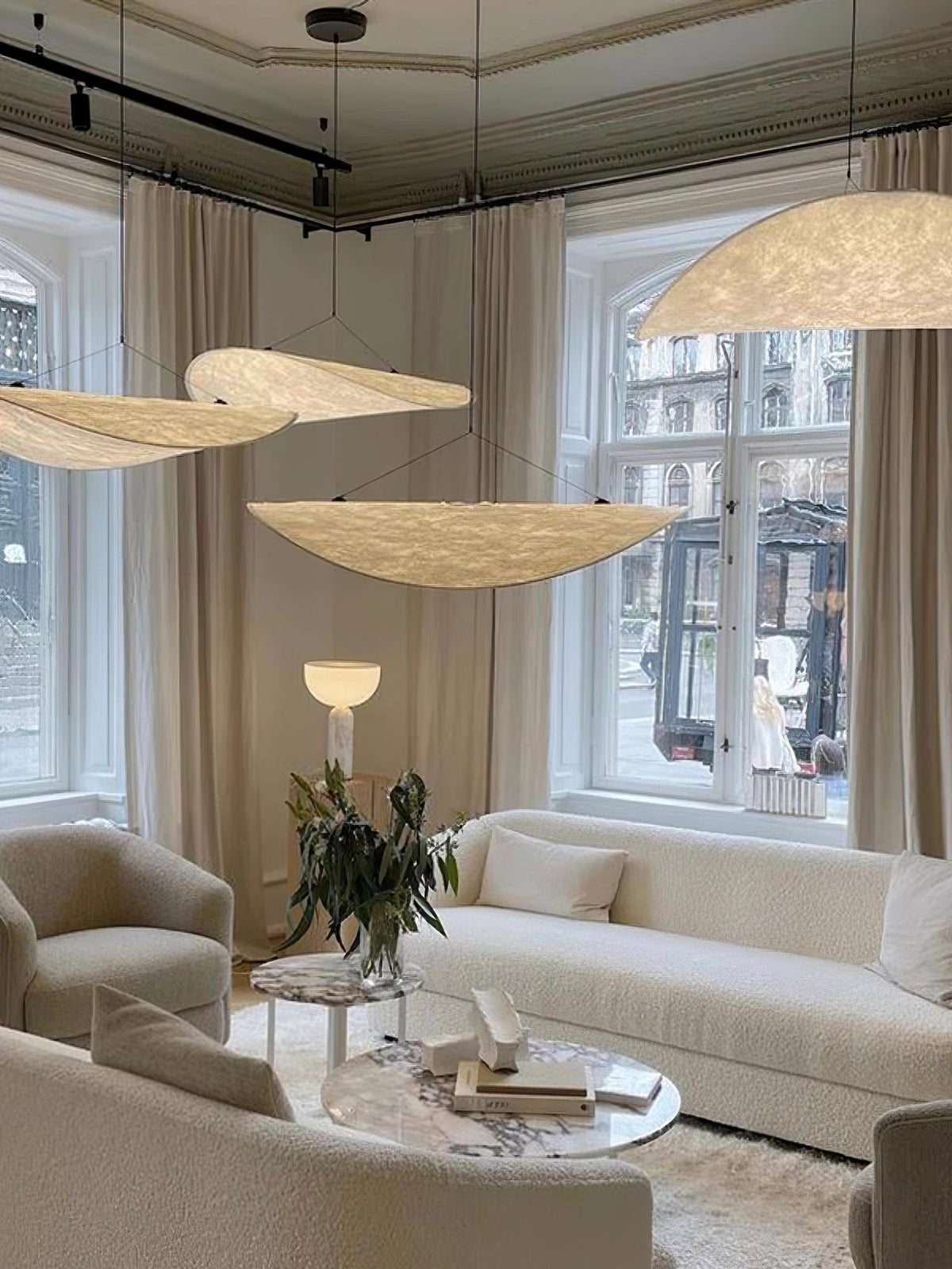 Tense Tyvek Pendant Lamp Position 98