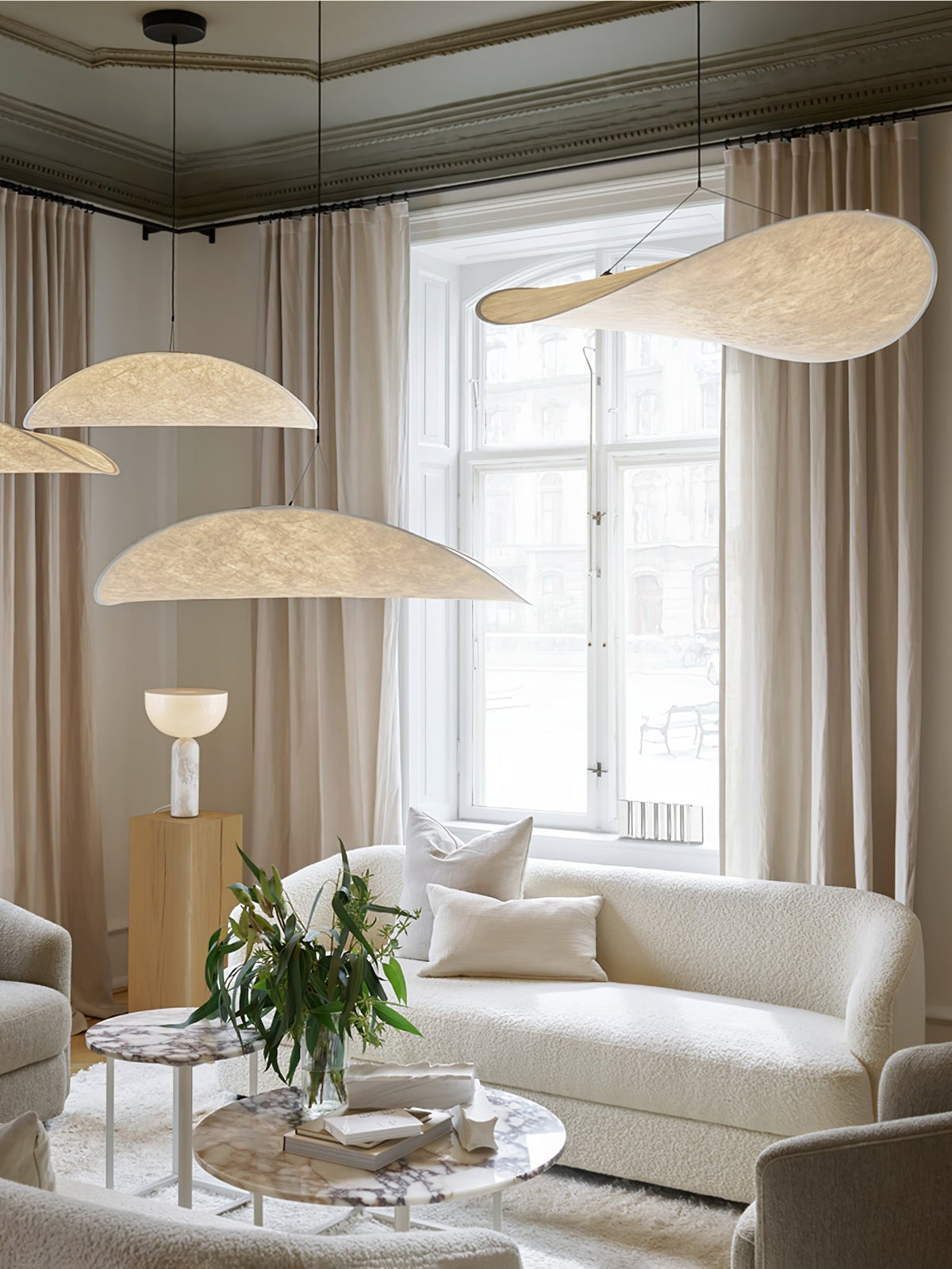Tense Tyvek Pendant Lamp Position 99