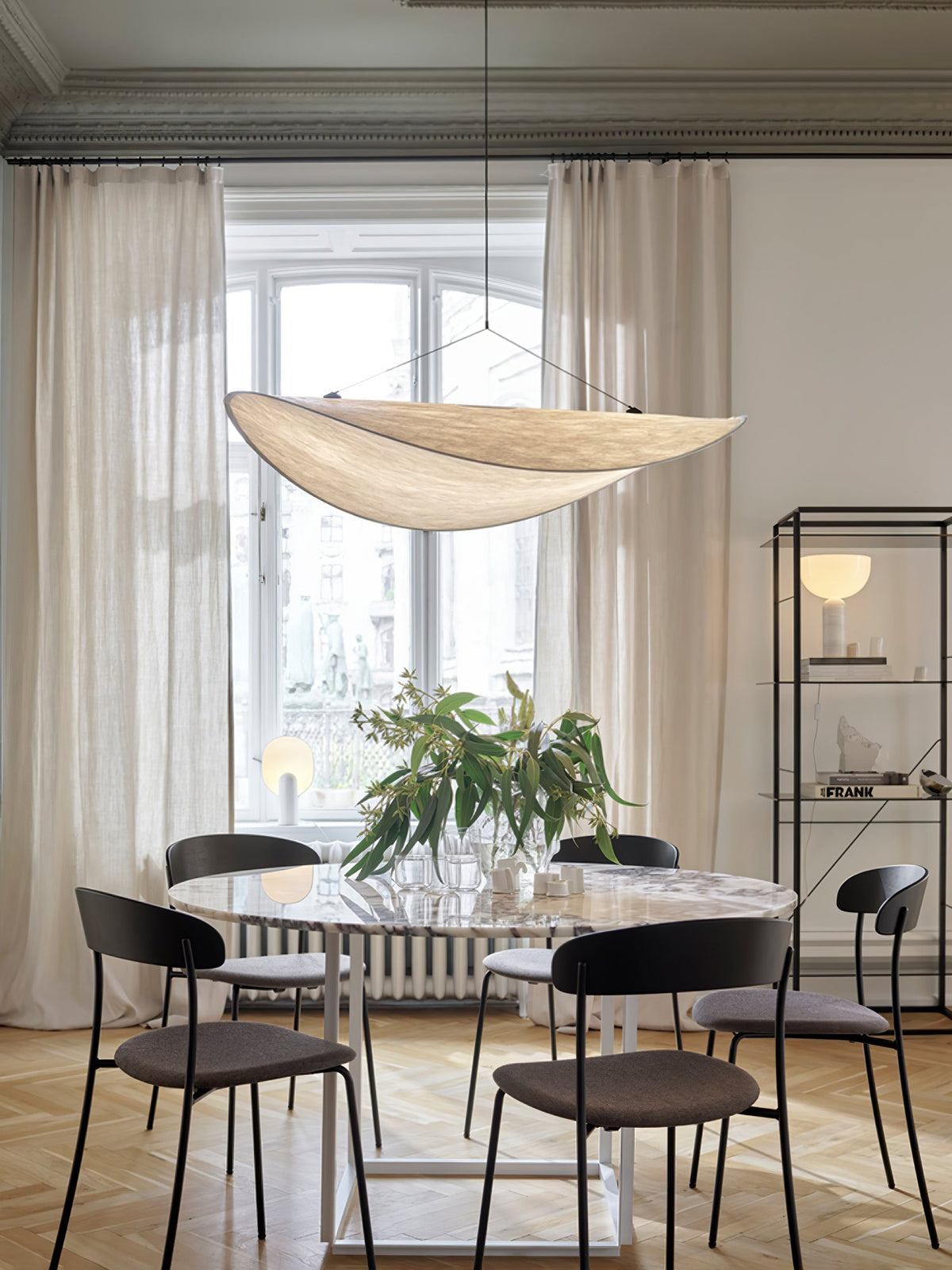 Tense Tyvek Pendant Lamp Position 100
