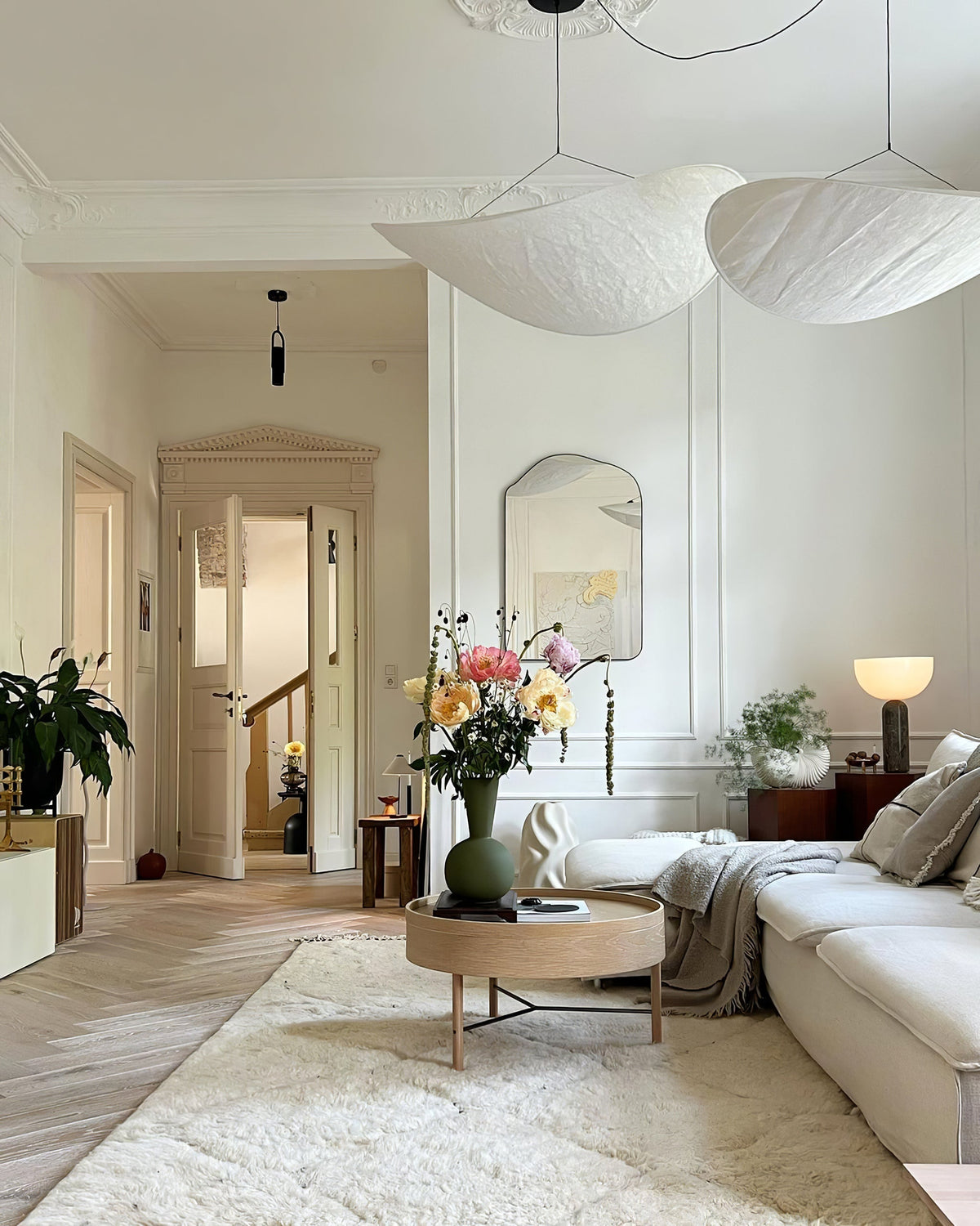 Tense Tyvek Pendant Lamp Position 50