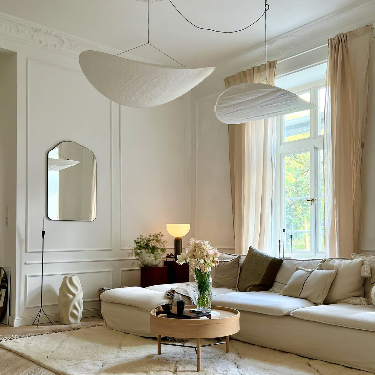 Tense Tyvek Pendant Lamp Position 65