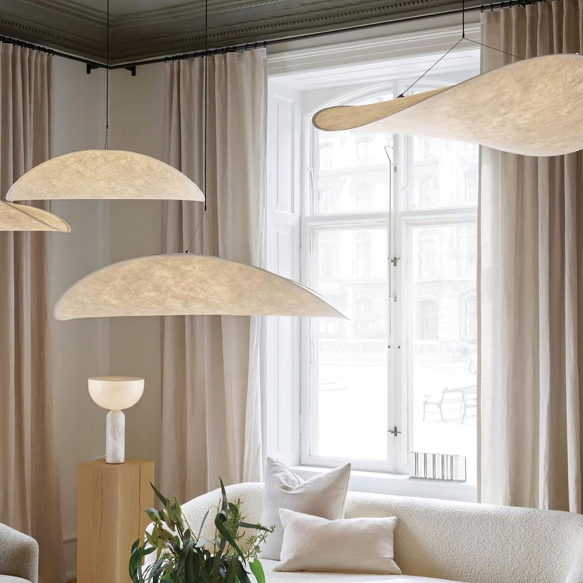 Tense Tyvek Pendant Lamp Position 127