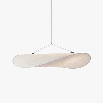 Layered Paper Pendant Lamp, Eco-Friendly & Dimmable — front view