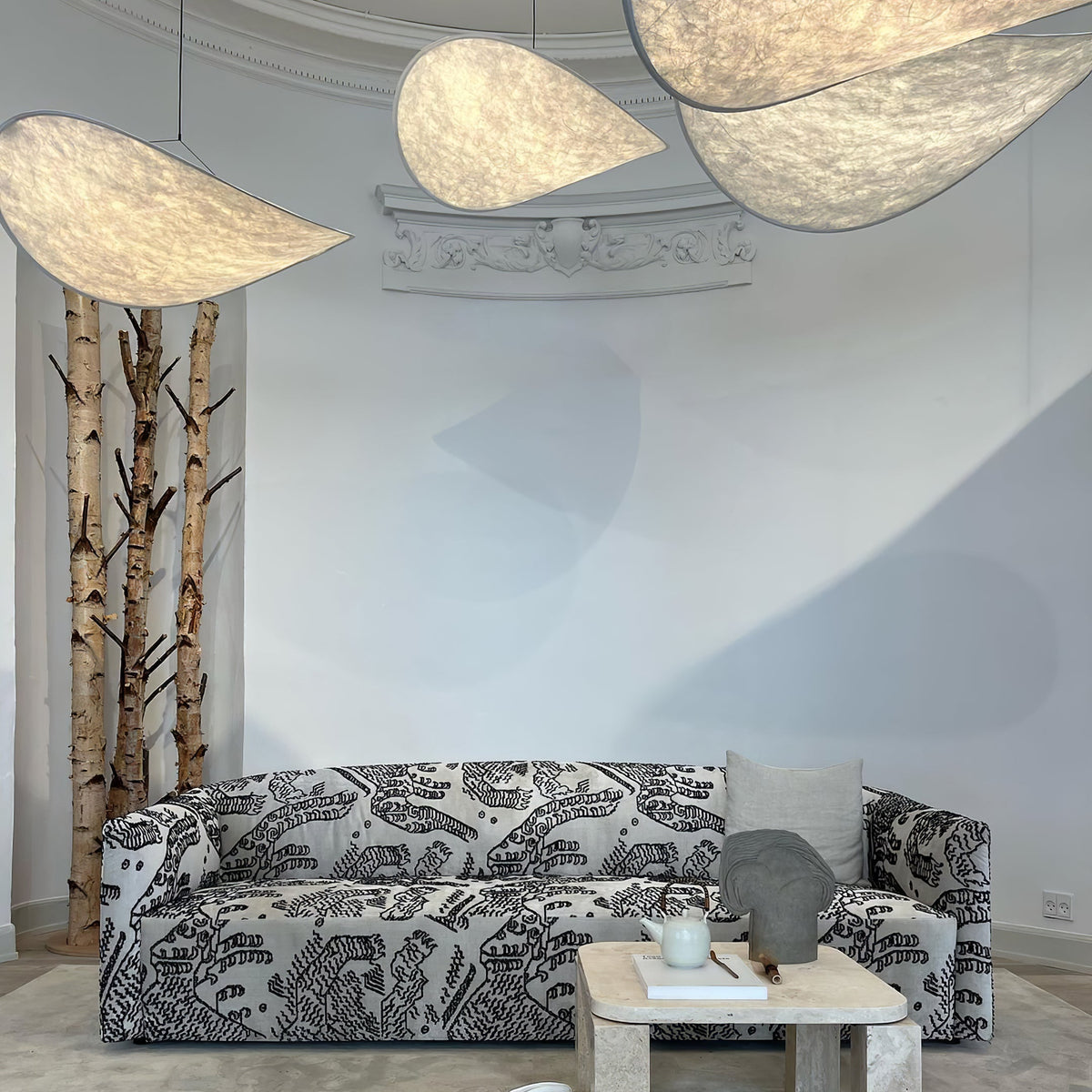 Tense Tyvek Pendant Lamp Position 72