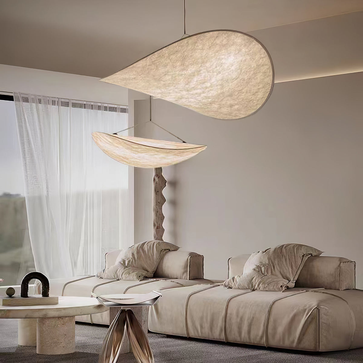 Tense Tyvek Pendant Lamp Position 112