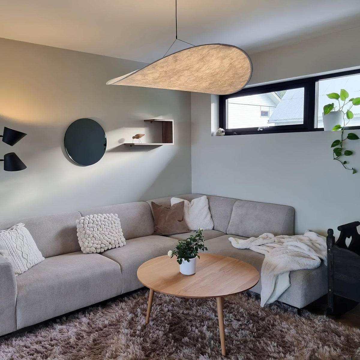Tense Tyvek Pendant Lamp Position 13