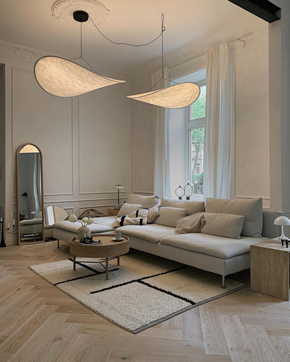 Tense Tyvek Pendant Lamp Position 18