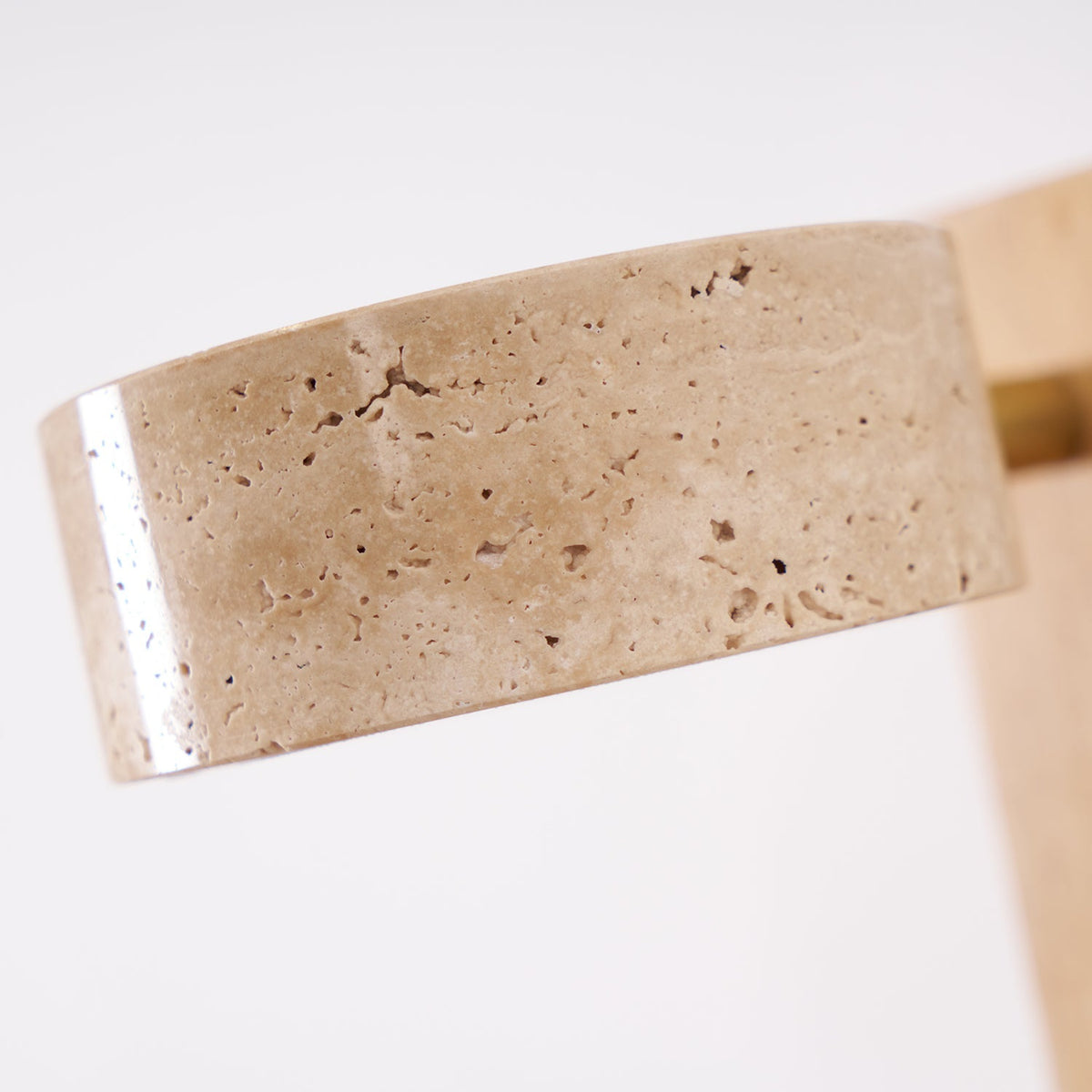 Travertine Beam Wall Lamp, Adjustable LED