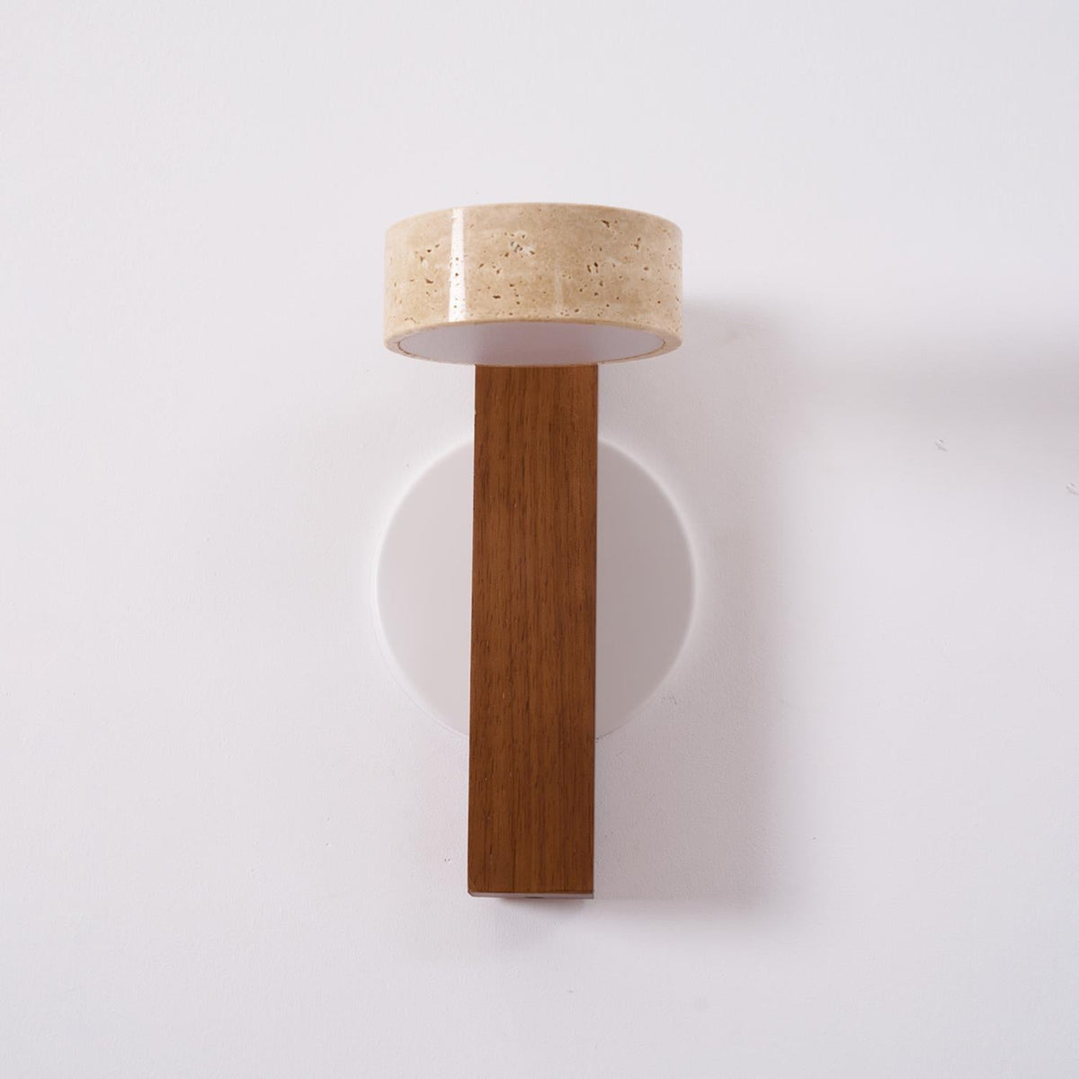 Travertine Beam Wall Lamp, Adjustable LED