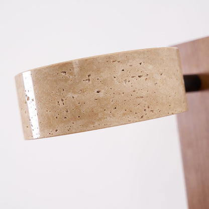 Travertine Beam Wall Lamp, Adjustable LED