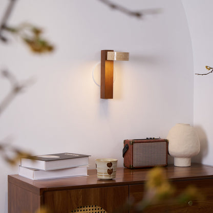 Travertine Beam Wall Lamp, Adjustable LED