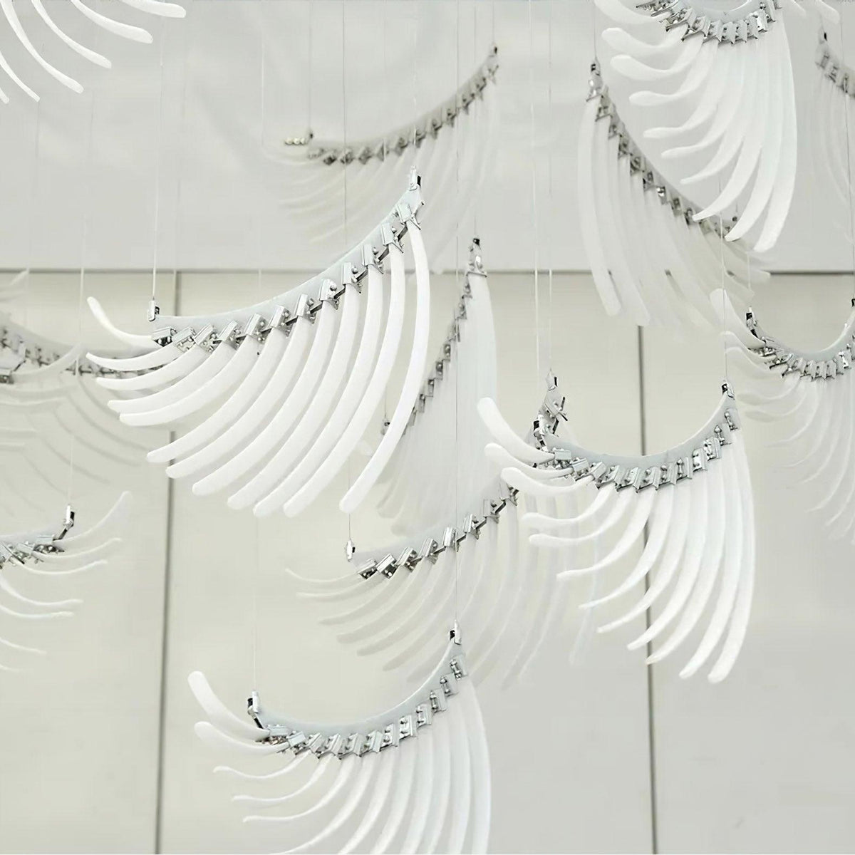 Tiered Palmette Chandelier with Crystal Accents